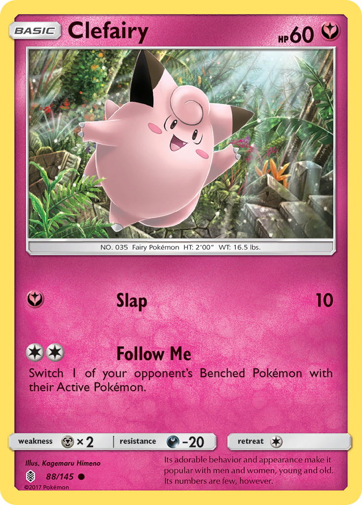 Clefairy (88/145) [Sun & Moon: Guardians Rising] | Gear Gaming Bentonville