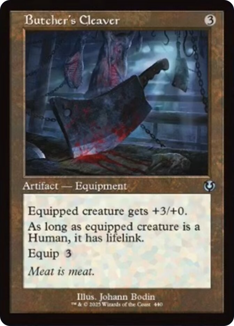 Butcher's Cleaver (Retro Frame) [Innistrad Remastered] | Gear Gaming Bentonville