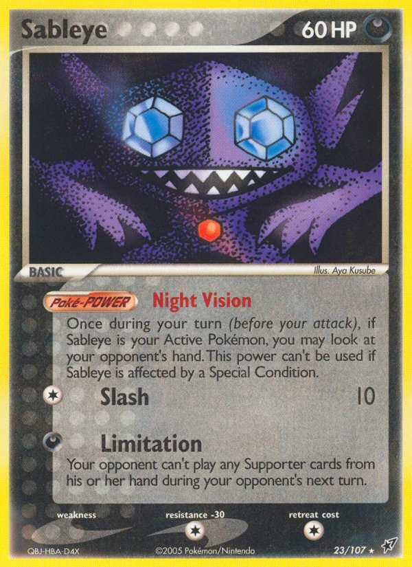 Sableye (23/107) [EX: Deoxys] | Gear Gaming Bentonville