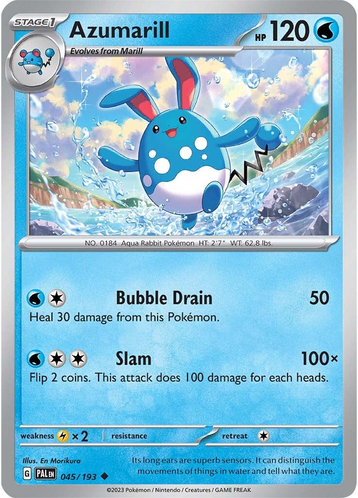 Azumarill (045/193) [Scarlet & Violet: Paldea Evolved] | Gear Gaming Bentonville