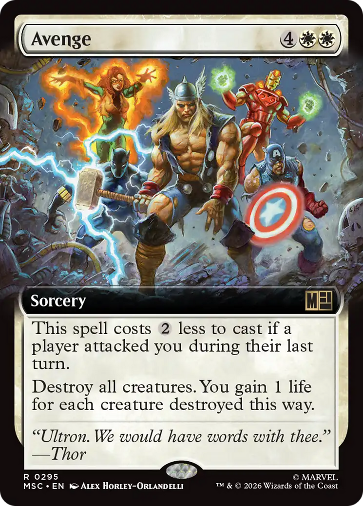 Avenge (Extended Art) [Marvel Super Heroes Commander] | Gear Gaming Bentonville
