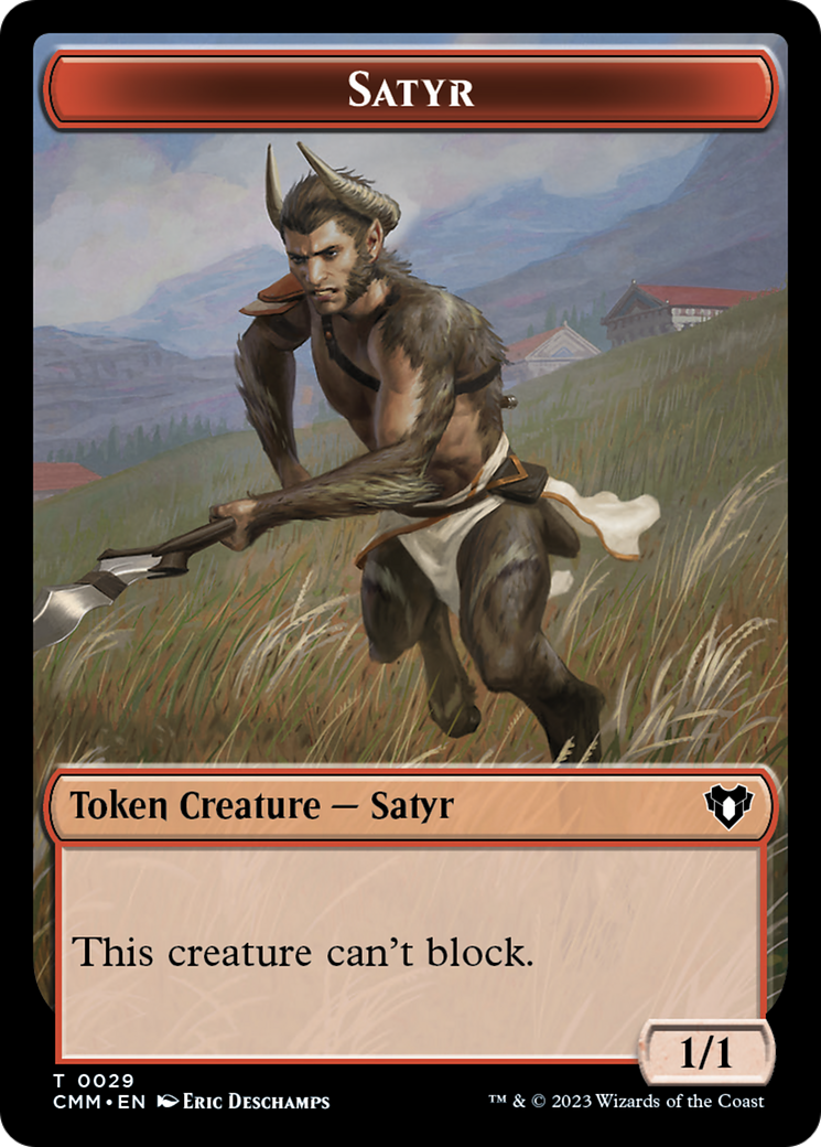 Satyr Token [Commander Masters Tokens] | Gear Gaming Bentonville