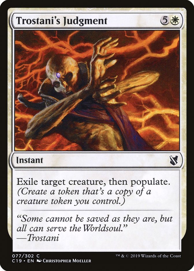 Trostani's Judgment [Commander 2019] | Gear Gaming Bentonville
