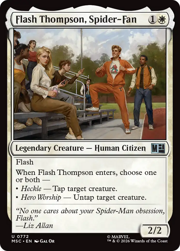 Flash Thompson, Spider-Fan [Marvel Super Heroes Commander] | Gear Gaming Bentonville