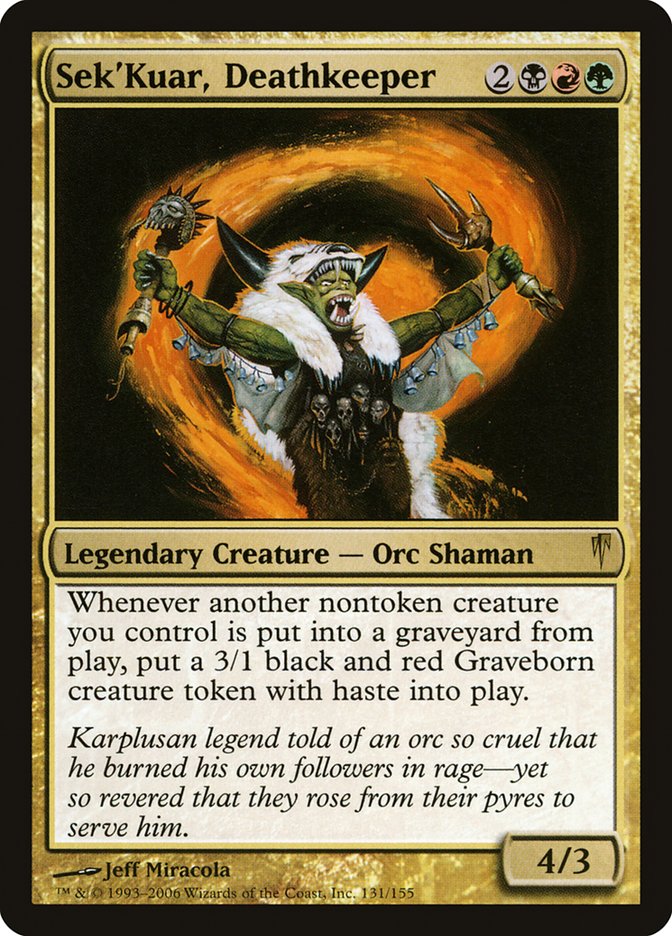 Sek'Kuar, Deathkeeper [Coldsnap] | Gear Gaming Bentonville