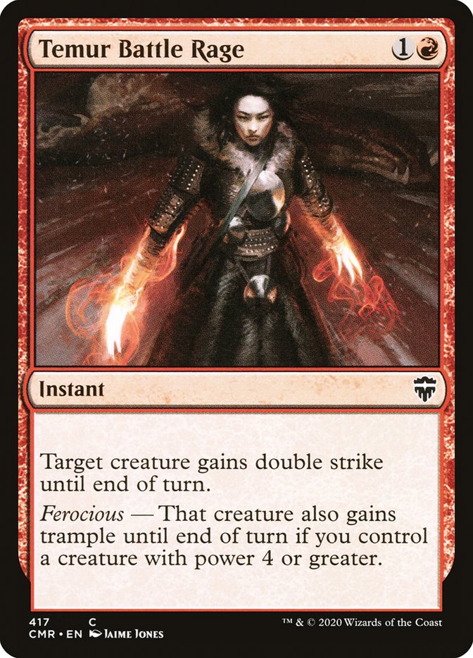 Temur Battle Rage [Commander Legends] | Gear Gaming Bentonville