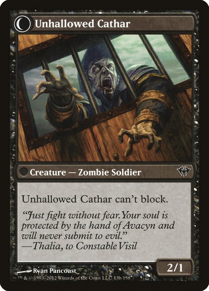 Loyal Cathar // Unhallowed Cathar [Dark Ascension] | Gear Gaming Bentonville
