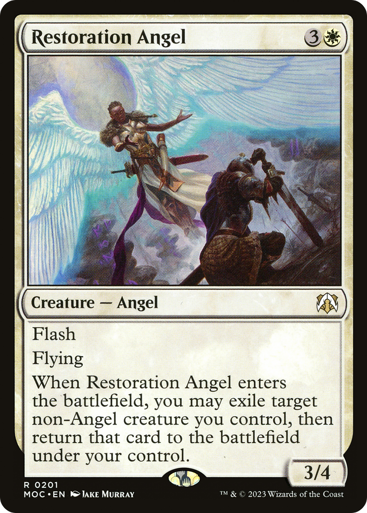 Restoration Angel [March of the Machine Commander] | Gear Gaming Bentonville