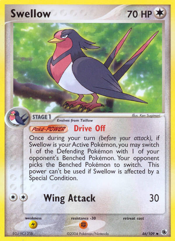 Swellow (46/109) [EX: Ruby & Sapphire] | Gear Gaming Bentonville