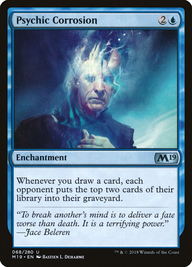 Psychic Corrosion [Core Set 2019] | Gear Gaming Bentonville