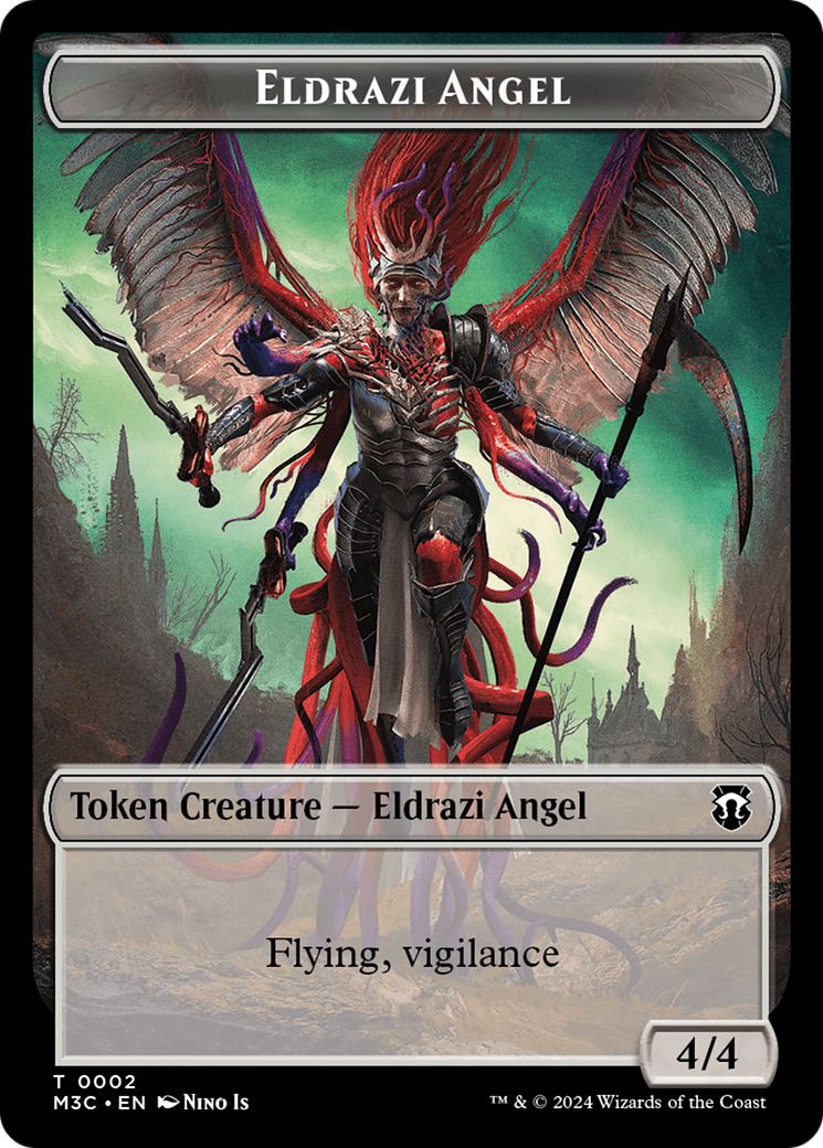 Eldrazi Angel // Copy Double-Sided Token [Modern Horizons 3 Commander Tokens] | Gear Gaming Bentonville