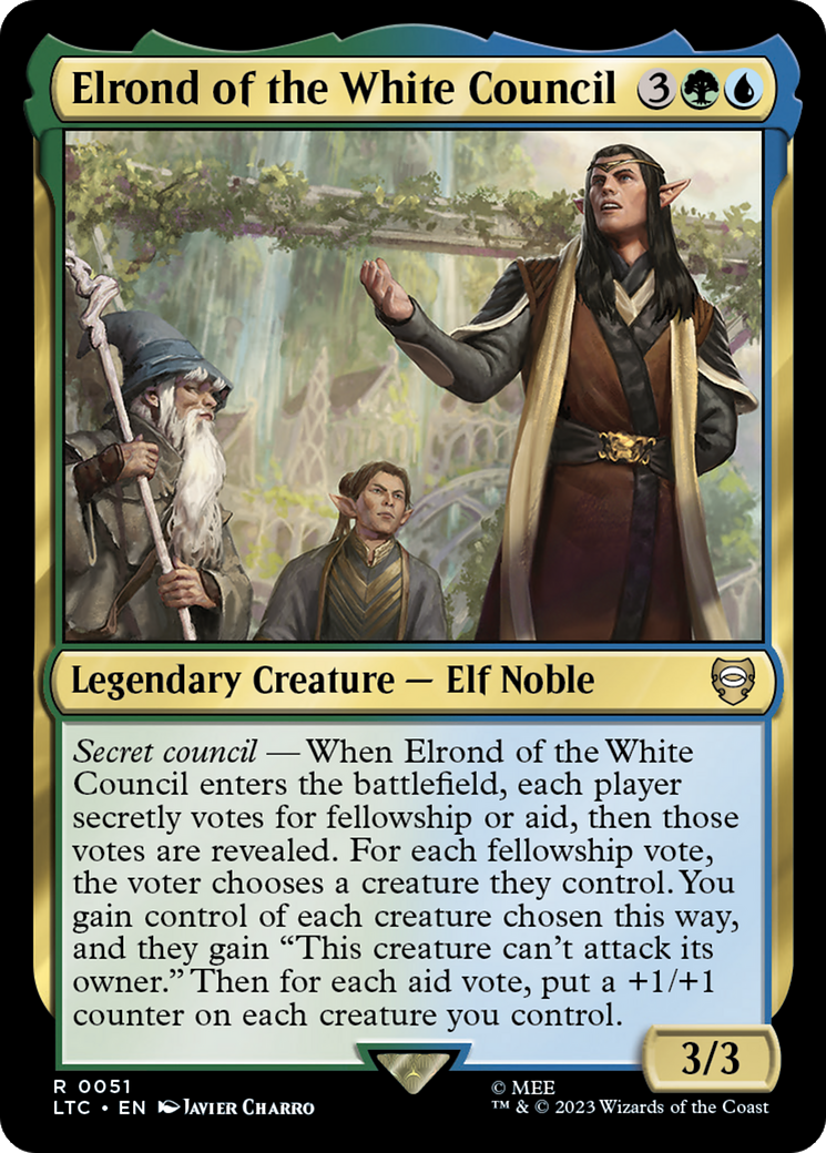 Elrond of the White Council [The Lord of the Rings: Tales of Middle-Earth Commander] | Gear Gaming Bentonville