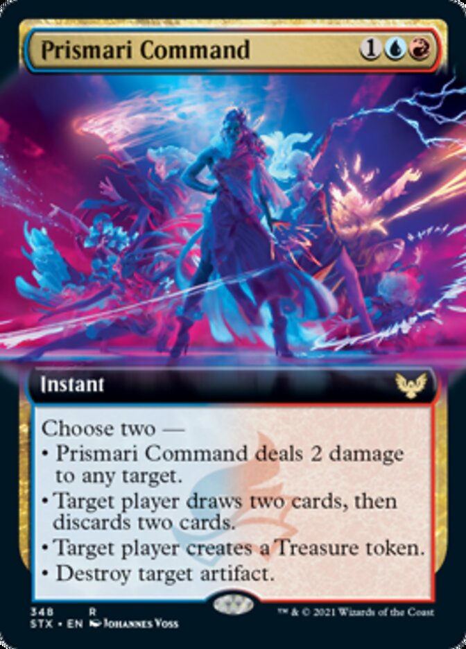 Prismari Command (Extended Art) [Strixhaven: School of Mages] | Gear Gaming Bentonville