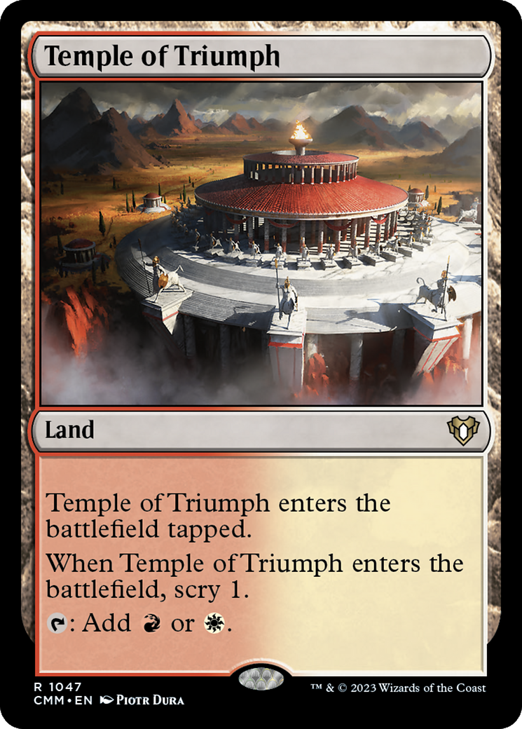 Temple of Triumph [Commander Masters] | Gear Gaming Bentonville