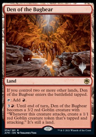 Den of the Bugbear (Promo Pack) [Dungeons & Dragons: Adventures in the Forgotten Realms Promos] | Gear Gaming Bentonville