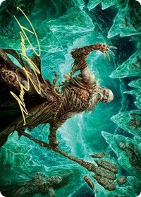 Draugr Necromancer Art Card (Gold-Stamped Signature) [Kaldheim Art Series] | Gear Gaming Bentonville