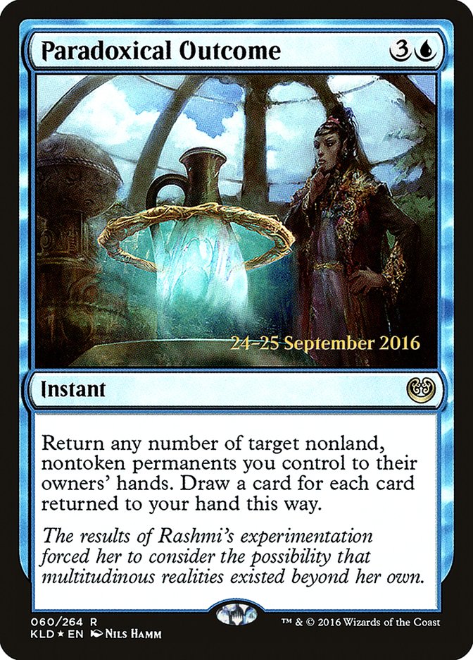 Paradoxical Outcome [Kaladesh Prerelease Promos] | Gear Gaming Bentonville