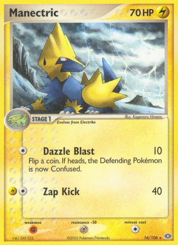 Manectric (16/106) [EX: Emerald] | Gear Gaming Bentonville