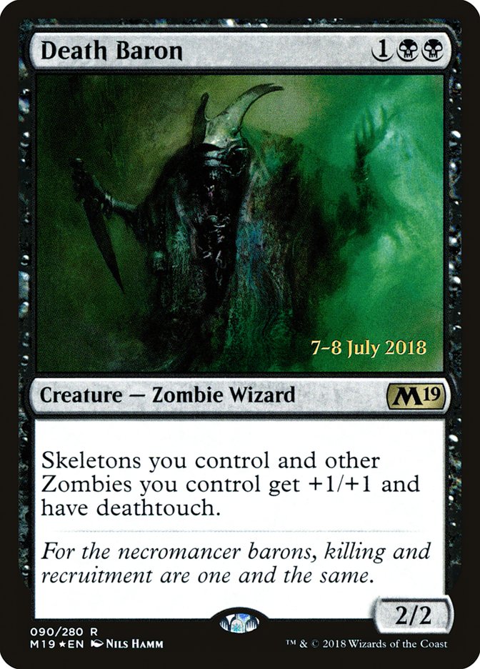 Death Baron [Core Set 2019 Prerelease Promos] | Gear Gaming Bentonville