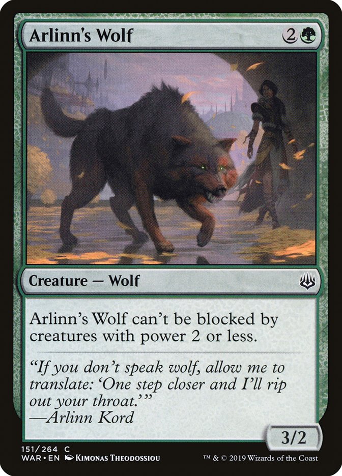 Arlinn's Wolf [War of the Spark] | Gear Gaming Bentonville