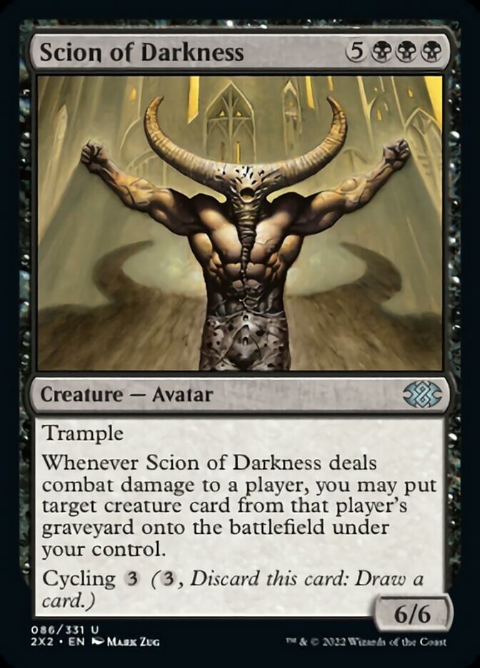 Scion of Darkness [Double Masters 2022] | Gear Gaming Bentonville