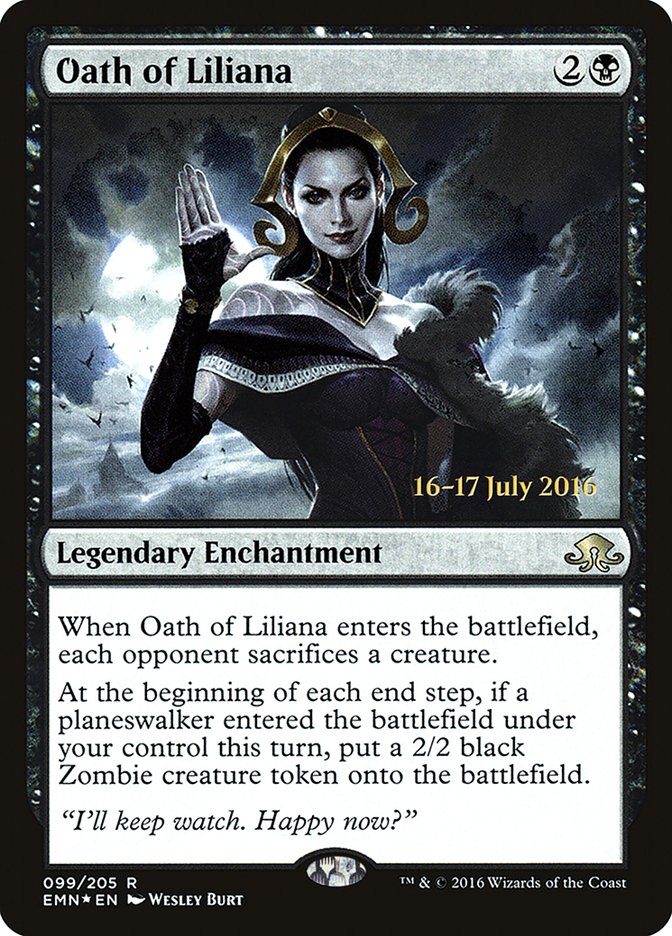 Oath of Liliana [Eldritch Moon Prerelease Promos] | Gear Gaming Bentonville
