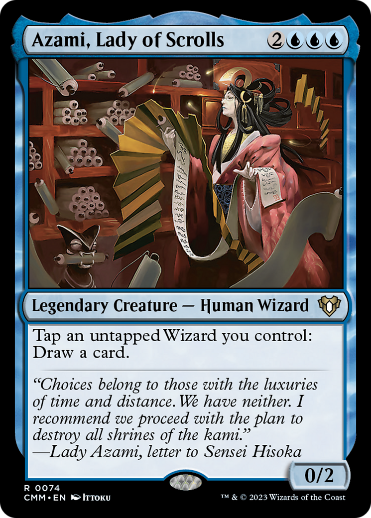 Azami, Lady of Scrolls [Commander Masters] | Gear Gaming Bentonville