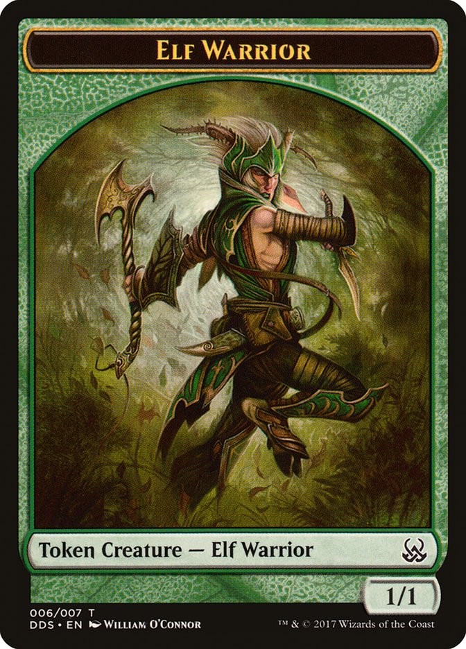 Elf Warrior Token [Duel Decks: Mind vs. Might Tokens] | Gear Gaming Bentonville