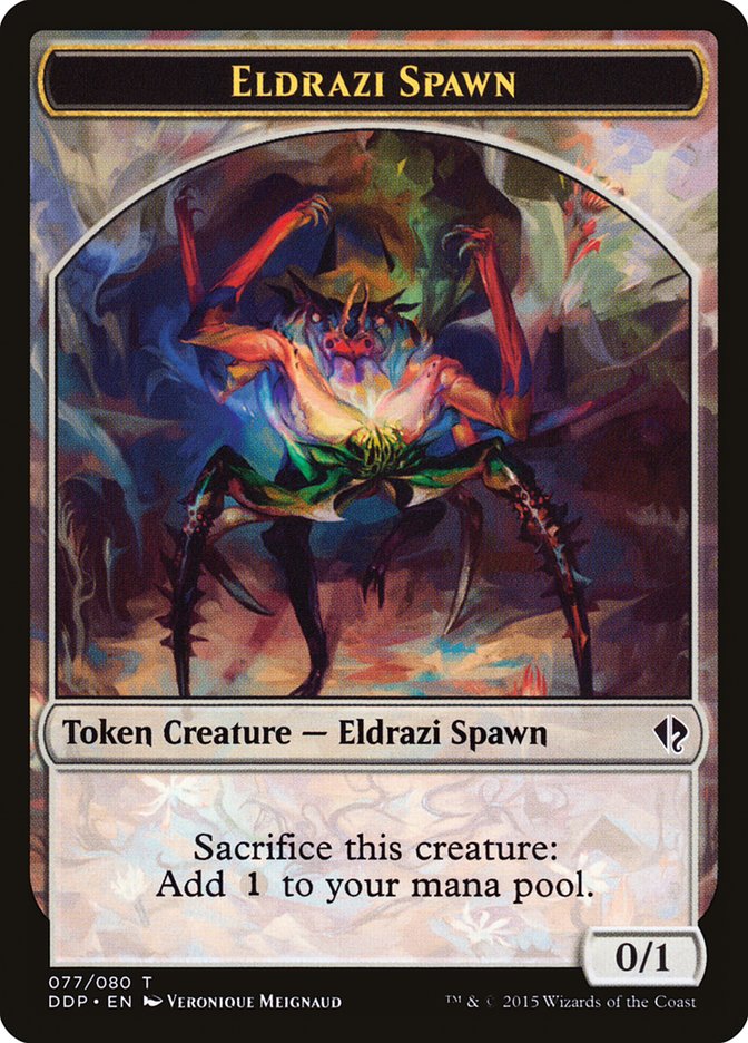 Eldrazi Spawn Token (077/080) [Duel Decks: Zendikar vs. Eldrazi] | Gear Gaming Bentonville