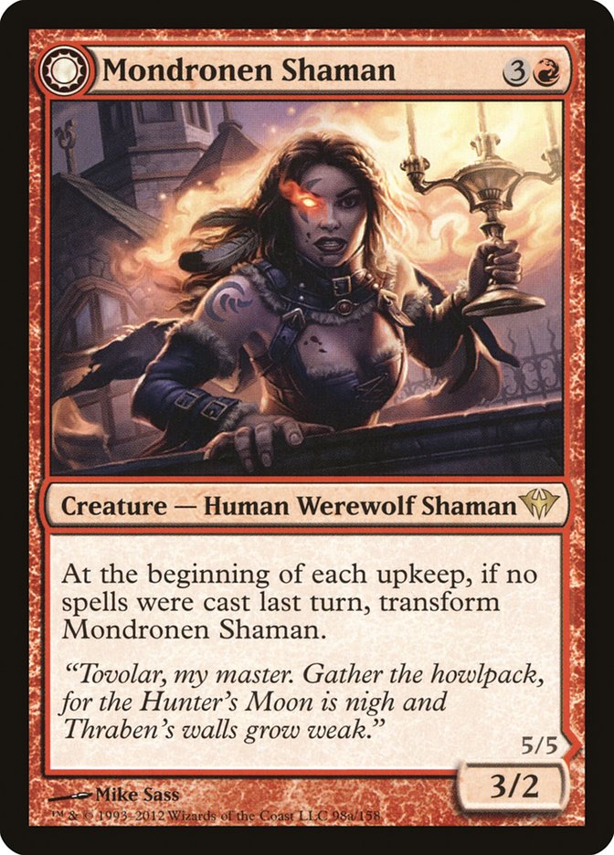 Mondronen Shaman // Tovolar's Magehunter [Dark Ascension] | Gear Gaming Bentonville
