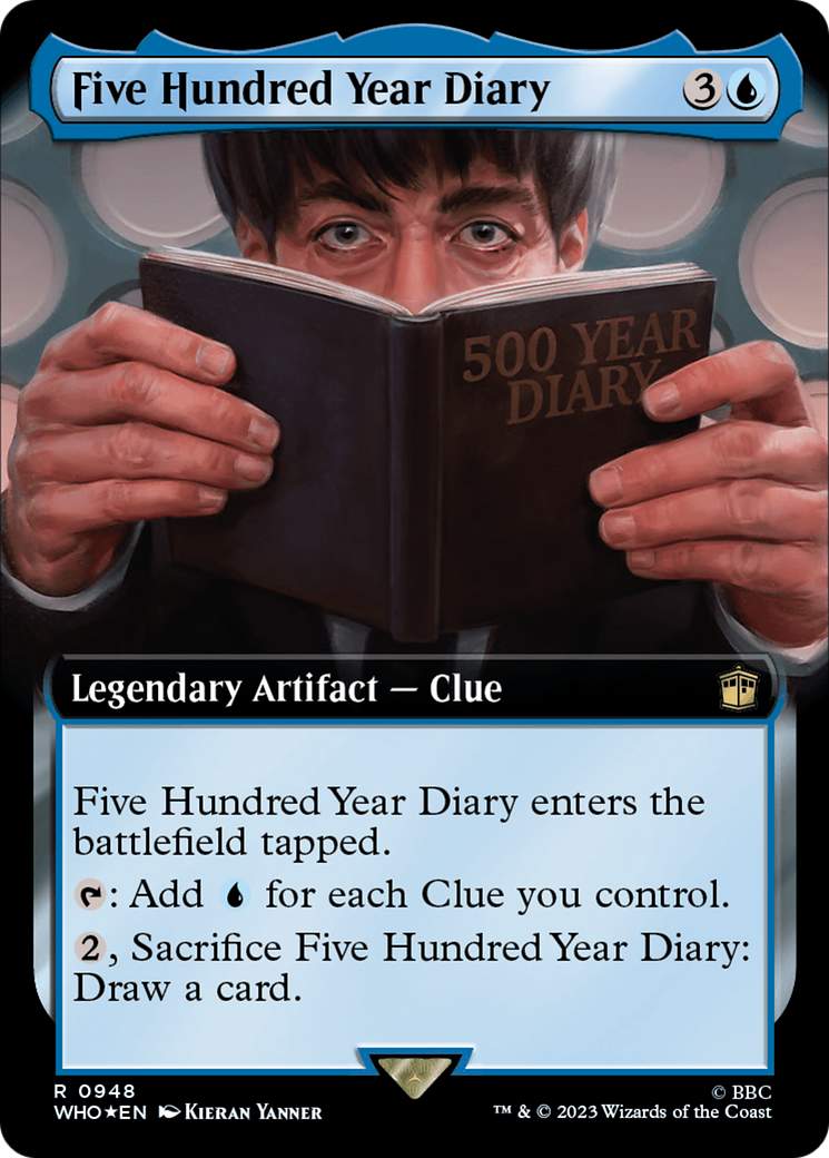 Five Hundred Year Diary (Extended Art) (Surge Foil) [Doctor Who] | Gear Gaming Bentonville