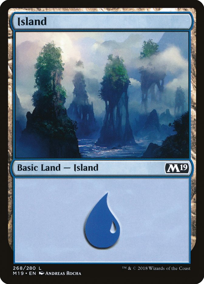 Island (268) [Core Set 2019] | Gear Gaming Bentonville