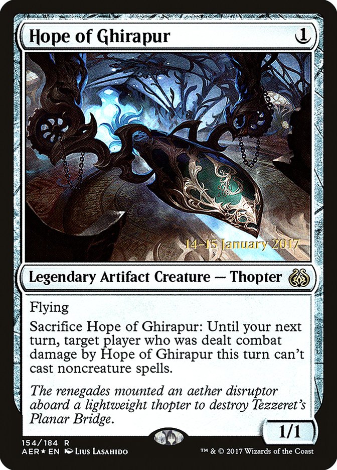 Hope of Ghirapur [Aether Revolt Prerelease Promos] | Gear Gaming Bentonville