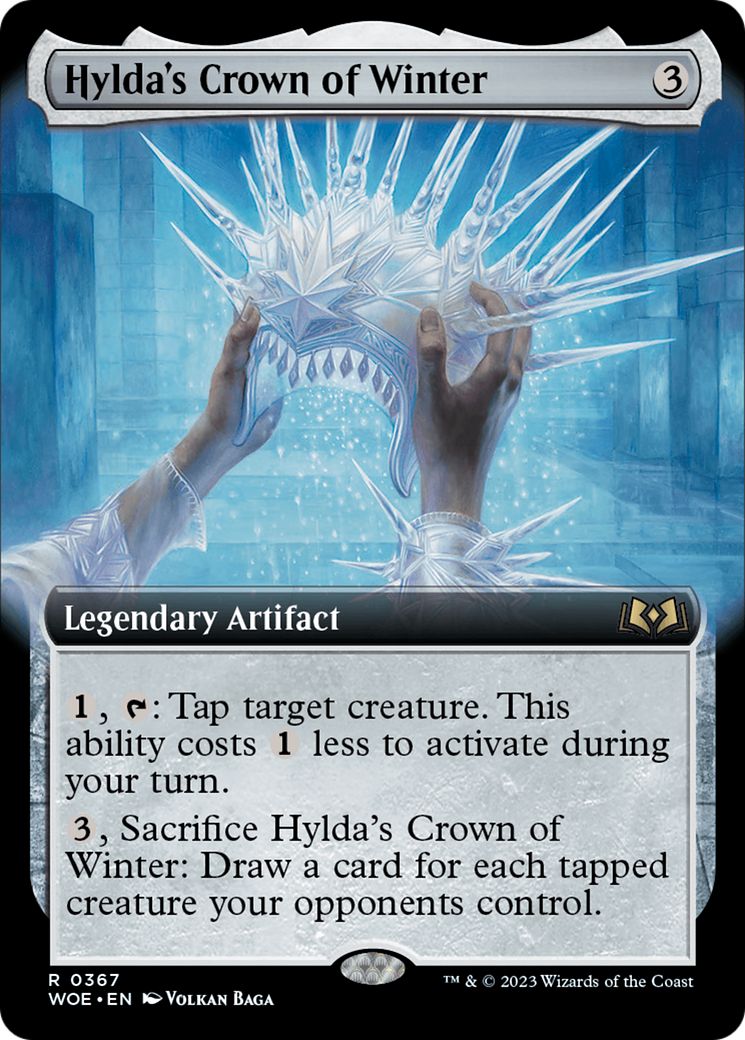 Hylda's Crown of Winter (Extended Art) [Wilds of Eldraine] | Gear Gaming Bentonville