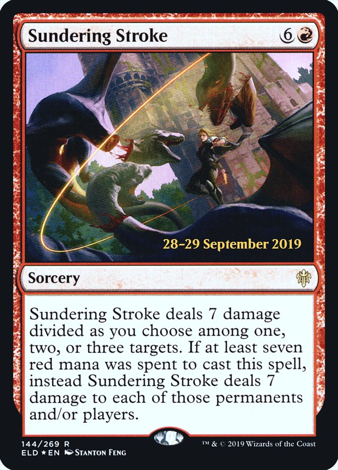 Sundering Stroke [Throne of Eldraine Prerelease Promos] | Gear Gaming Bentonville