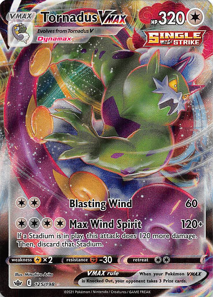 Tornadus VMAX (125/198) [Sword & Shield: Chilling Reign] | Gear Gaming Bentonville