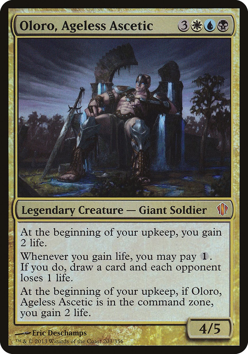Oloro, Ageless Ascetic (Oversized) [Commander 2013 Oversized] | Gear Gaming Bentonville