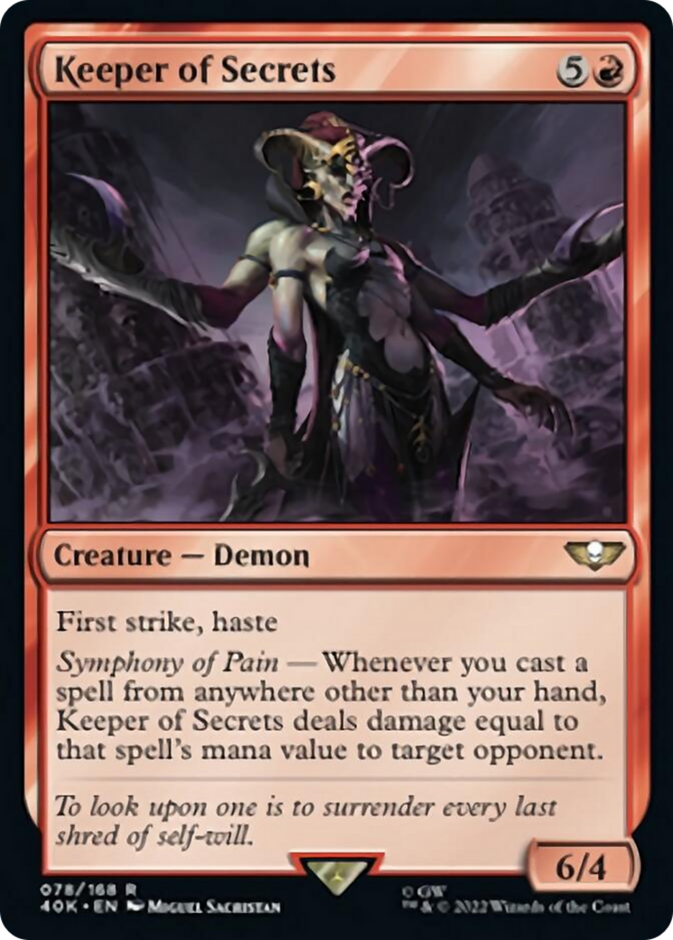 Keeper of Secrets (Surge Foil) [Warhammer 40,000] | Gear Gaming Bentonville