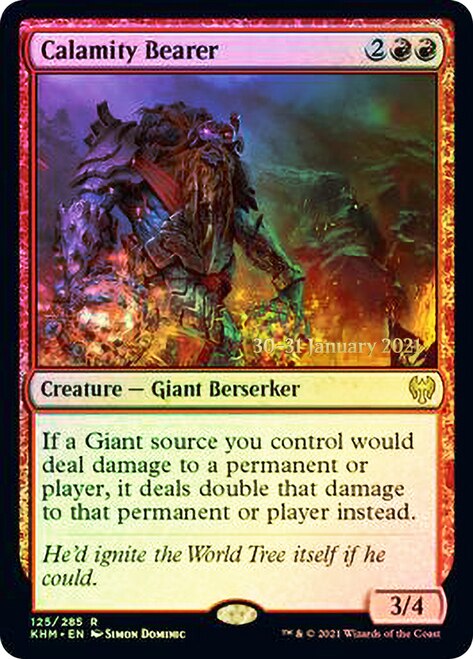 Calamity Bearer [Kaldheim Prerelease Promos] | Gear Gaming Bentonville