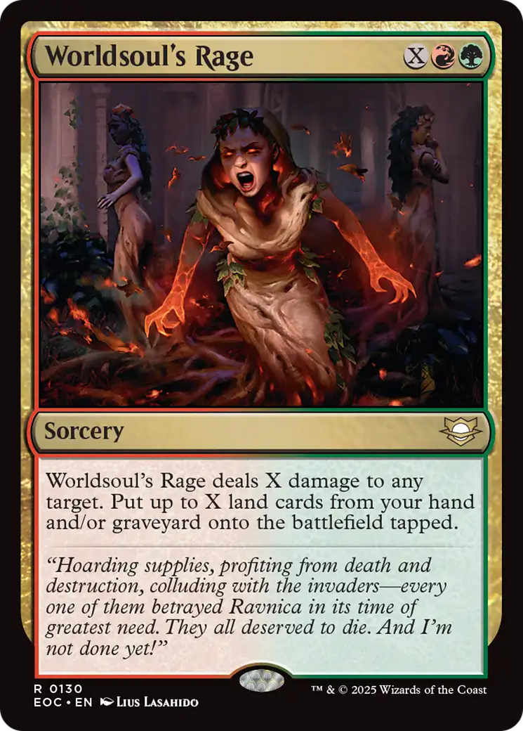 Worldsoul's Rage [Edge of Eternities Commander] | Gear Gaming Bentonville