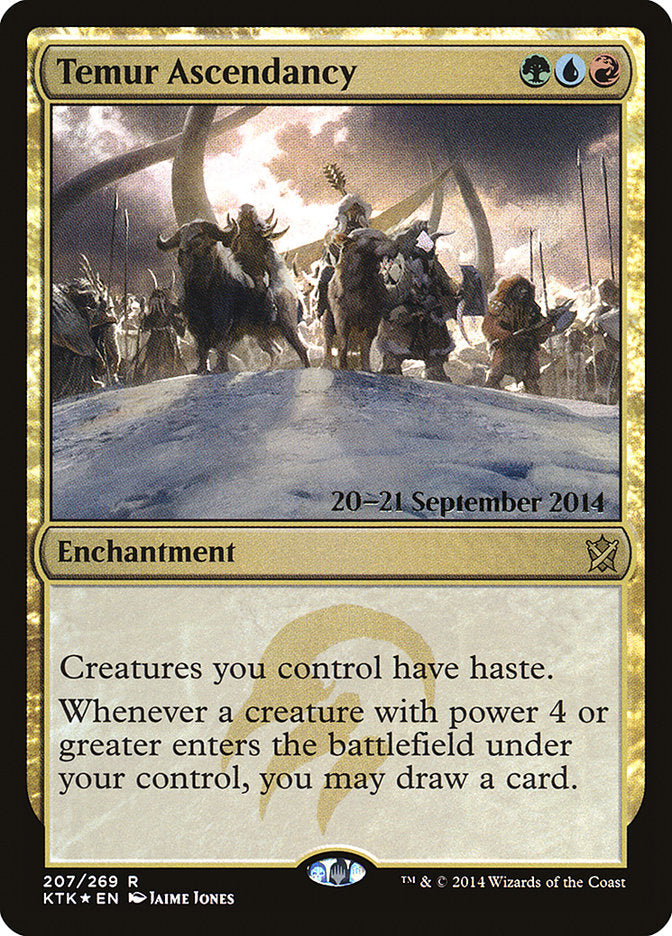 Temur Ascendancy [Khans of Tarkir Prerelease Promos] | Gear Gaming Bentonville