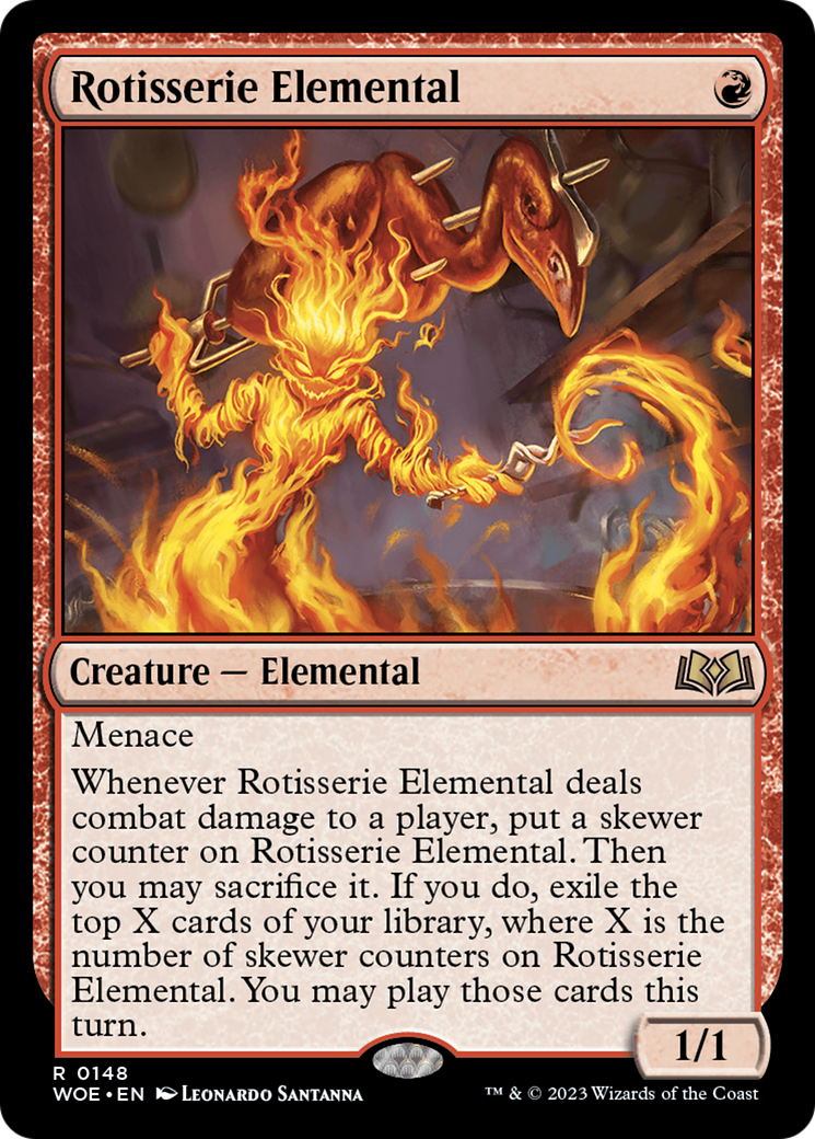 Rotisserie Elemental [Wilds of Eldraine] | Gear Gaming Bentonville