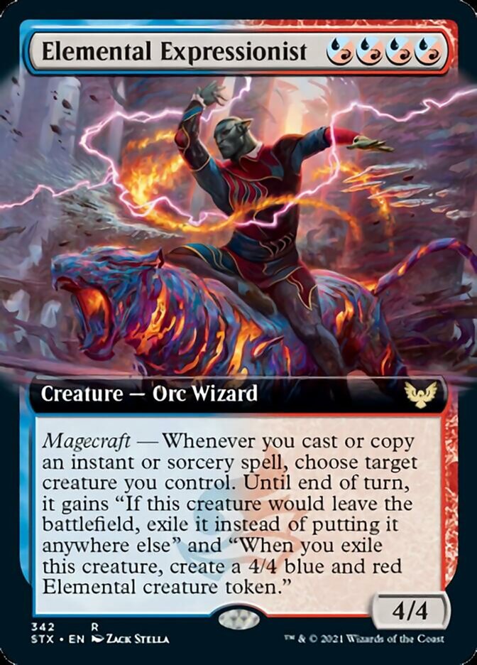 Elemental Expressionist (Extended Art) [Strixhaven: School of Mages] | Gear Gaming Bentonville