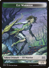 Myr (007) // Elf Warrior Double-Sided Token [Double Masters Tokens] | Gear Gaming Bentonville