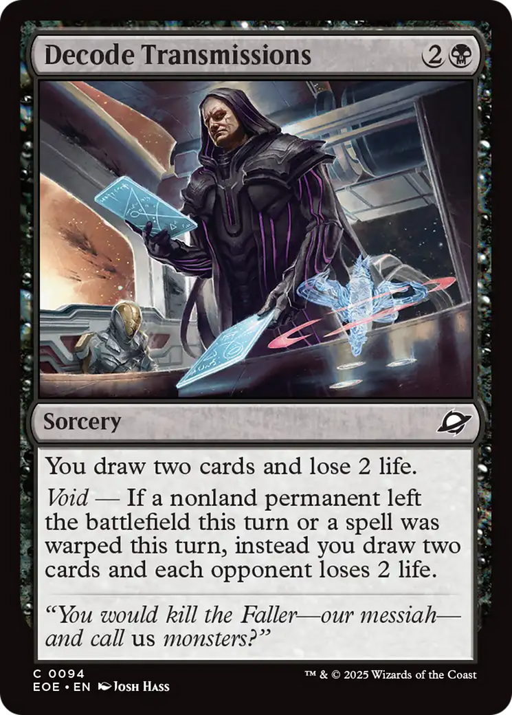 Decode Transmissions [Edge of Eternities] | Gear Gaming Bentonville