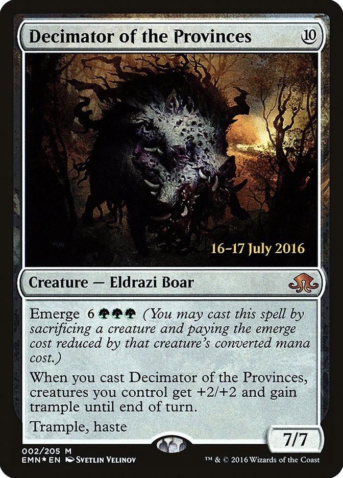 Decimator of the Provinces [Eldritch Moon Prerelease Promos] | Gear Gaming Bentonville
