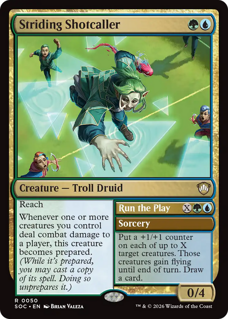 Striding Shotcaller [Secrets of Strixhaven Commander] | Gear Gaming Bentonville