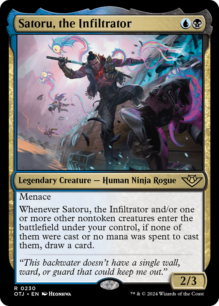 Satoru, the Infiltrator [Outlaws of Thunder Junction] | Gear Gaming Bentonville