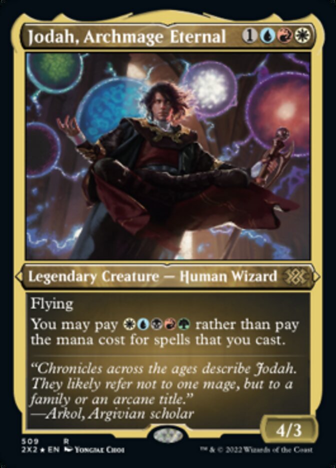 Jodah, Archmage Eternal (Foil Etched) [Double Masters 2022] | Gear Gaming Bentonville