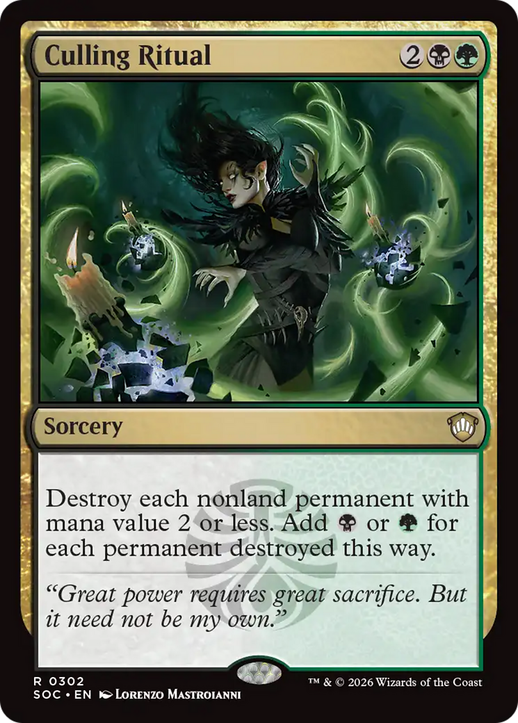 Culling Ritual [Secrets of Strixhaven Commander] | Gear Gaming Bentonville